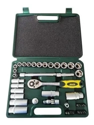 BOCALLAVES JUEGO ENCAST 3/8 40 PIEZAS EK502