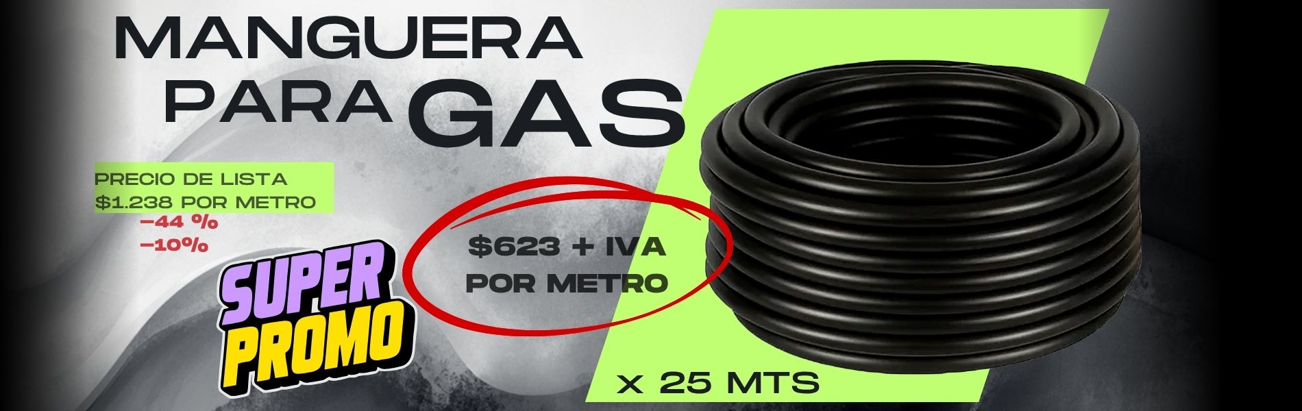 MANGUERA PARA GAS